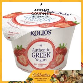Kolios Strawberry Greek Yogurt 0% Fat (150g)