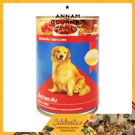 Smartheart Canned Dog Food Beef & Liver 400g