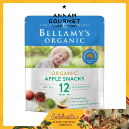 Bellamy's ORGANIC Apple Snacks 20g