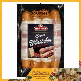 BBQ Cheese and Spinach Sausages, Meister Brand, 300g