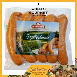 Traditional Smoked Sausages Meister Brand from Germany, 500g