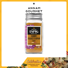 Maison Espig Organic Curry Jaïpur Seasoning, Glass Jar 37g