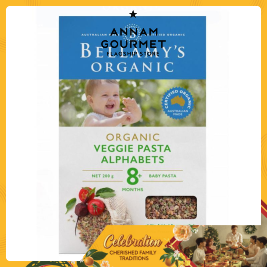 Bellamy's Organic Veggie Pasta Alphabets (200g)