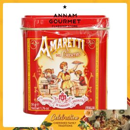 Chiostro Di Saronno Amaretti Crunchy Tin50g