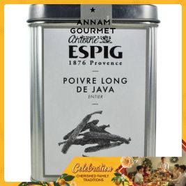 Antoine Espig Whole Java Long Pepper, Tin Box 110g