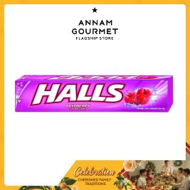 Halls raspberry candy  3.1gx9