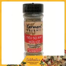 Farmers Organic Ground White Pepper  50G