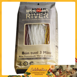 Mekong River Mix 3 Color Rice Vermicelli(300g)
