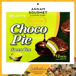 Lotte Choco pie Green Tea (12x28g)