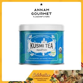 Kusmi Tea Organic Aqua Frutti Herbal Tea Tin (100g)