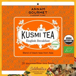 KusmiTea Organic EnglishBreakfast 20bags40g
