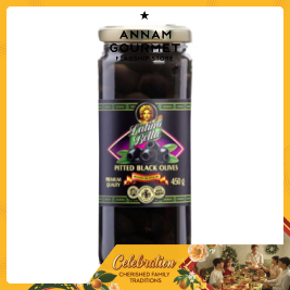 Latino Bella Pitted Black Olives 450g