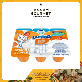 Lactino Fresh Cheese Apricot & Apple (6x45g)