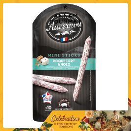 Auver. Dried Saus. Sticks Roquefort/Walnut (100g)