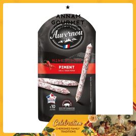Auver. Dried Saus. Sticks Chilli (100g)