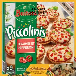 Buitoni Piccolinis Vegetables & Pepperoni (270g)