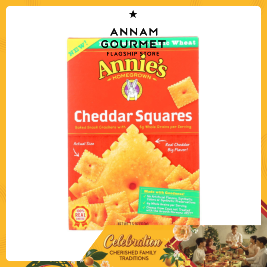 Annie's Cheddar Square Baked Cracker (213g)