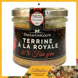 Ducs Gascogne Terrine Royale 20%FG, glass jar 90g