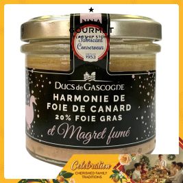 Ducs Gascogne Duck Liver SmBreast 20%FG, glass jar 90g