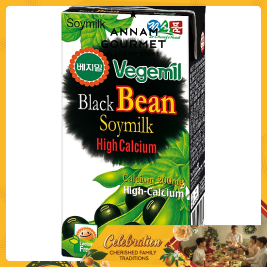 Vegemil Black Bean Calcium Soymilk (190ml)