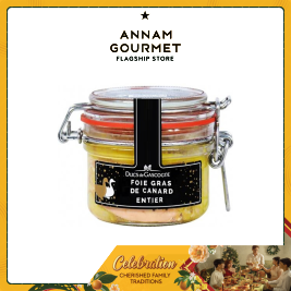Ducs Gascogne Whole Duck Foie Gras, glass jar 180g
