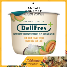 DeliFres Yogurt Melon with Coconut Jelly (4x80g)
