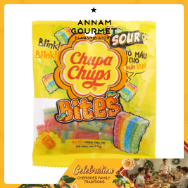Chupa Chups Sour Bites Fruits Plavor (56g)