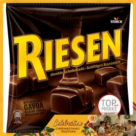 Riesen Dark Chocolate Chewy Toffee 231g