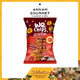 We Chips Whole Grain Chips Spicy Garlic BBQ Flavor