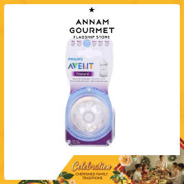 Philips Avent Teats Natural Slow Flow 3-6m Pack 2 (25g)
