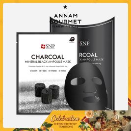 SNP Charcoal Mineral Black Ampoul Mask (25ml)