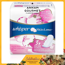 Whispers Skin Love Slim Day (18 sheet)