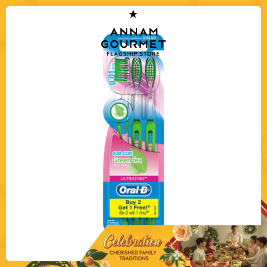 Oral-B Ultrathin Greentea Toothbrush (3pcs)