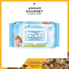 Nuna Baby wet wipe-Blue Original (100sheets)