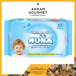 Nuna Baby wet wipe-Blue Original (30sheets)