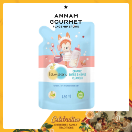 Lamoon Bottle &Nipple Cleanser bag (450ml)