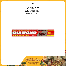 Diamond Aluminium Foil 30.4cmx5m - 30% Thicker