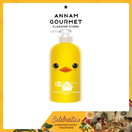 AuFine Be Q Duck Baby Bath & Shampoo (600ml)