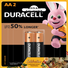 Duracell Coppertop Alkaline AA2