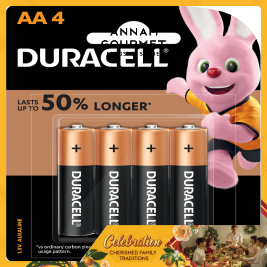 Duracell Coppertop Alkaline AA4