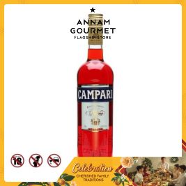 Campari Aperitif - Herbal, Fruit Liqueur from Italy (750ml)